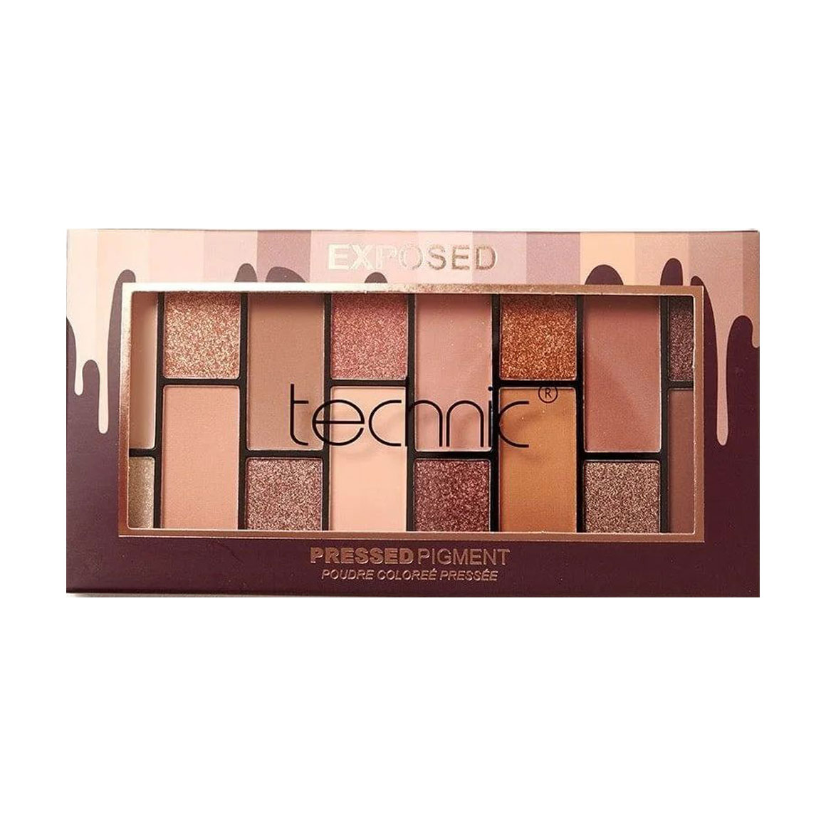 Палетка тіней для повік technic Exposed Pressed Pigment Palette, 29.6 г